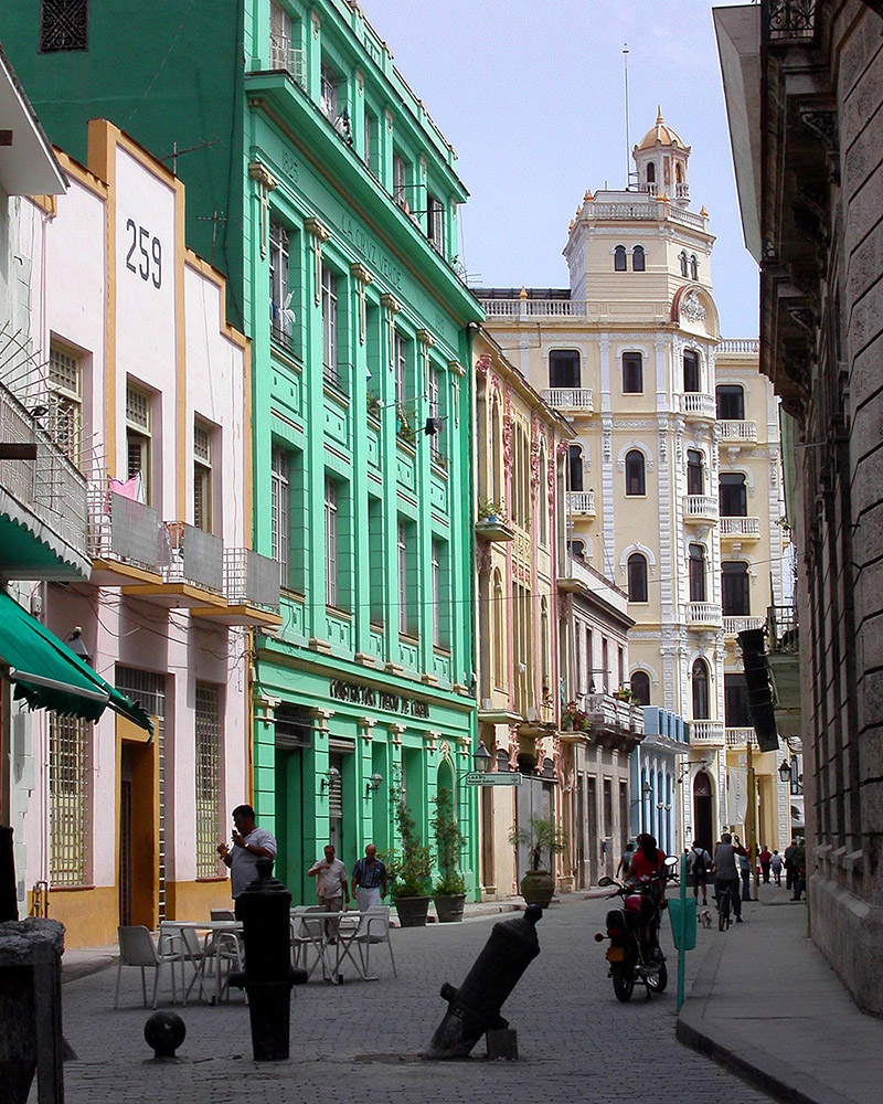 Backstreets of Habana Vieja Cuba May 21 2003 Unesco World Heritage Site