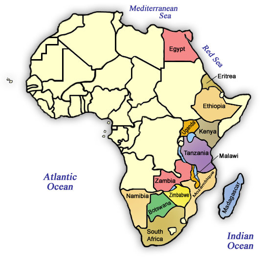 countries in africa. Countries Visited — Africa