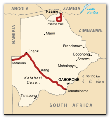 botswana_route_map